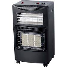 Gas Heaters - Full Body - Various Colours - Electric + Gas COMBO Heater - Black