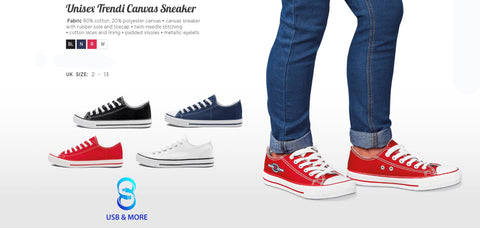 Unisex Trendi Canvas Sneaker
