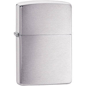 Zippo Regular Brush Finish Chrome (200)