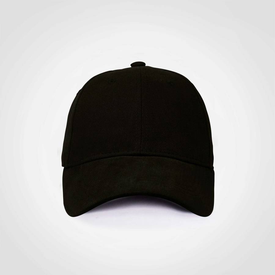Plain Black Cap
