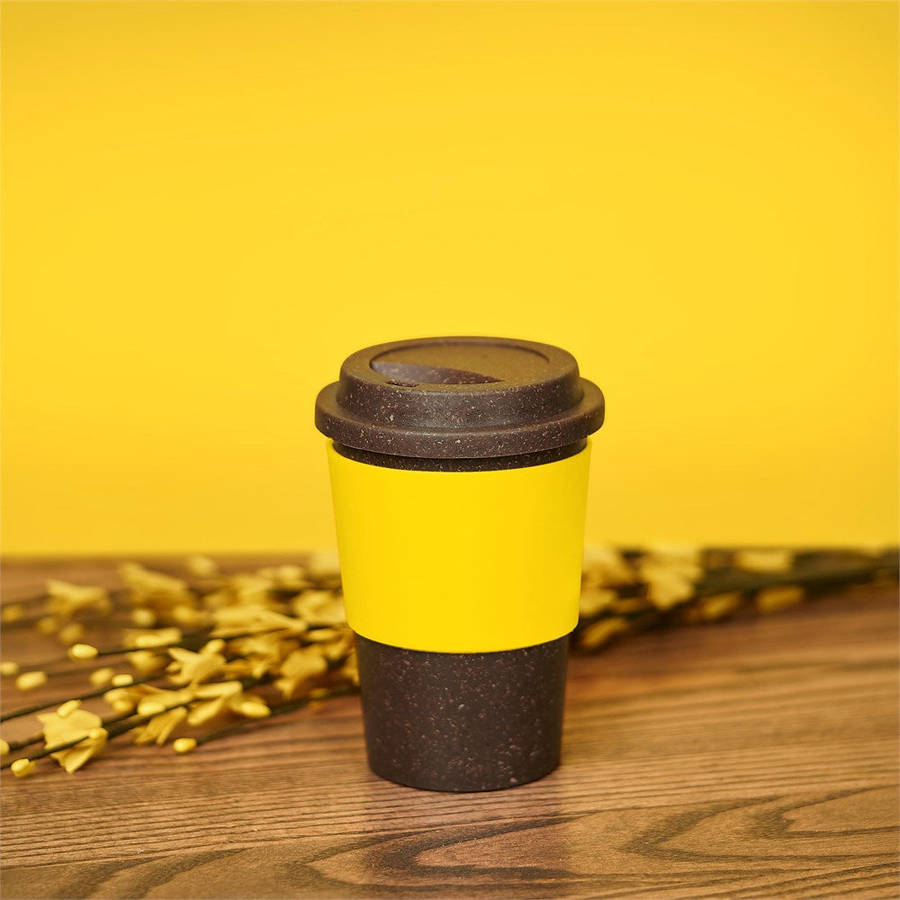 Kooshty Brown Bean Plastic Double-Wall Tumbler  400ml