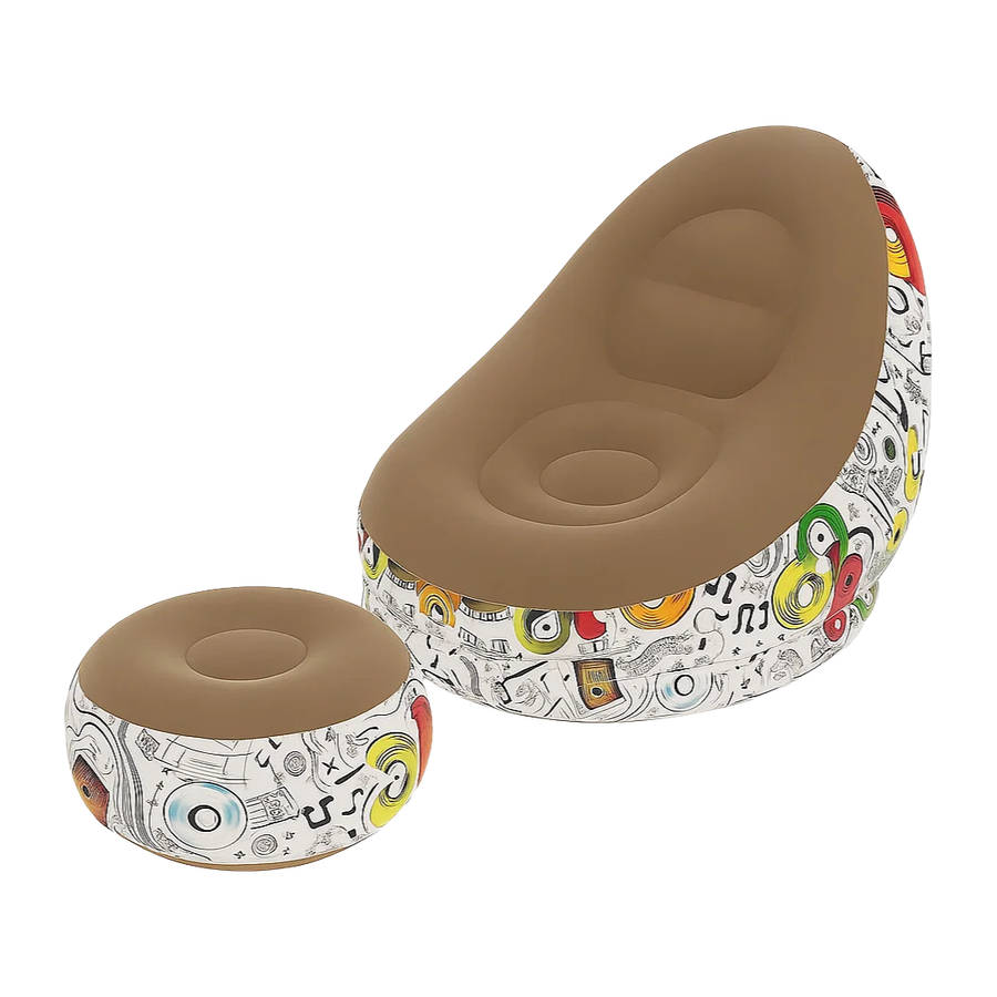 PLKO INFLATABLE CHAIR WITH HOUSEHOLD AIR PUMP