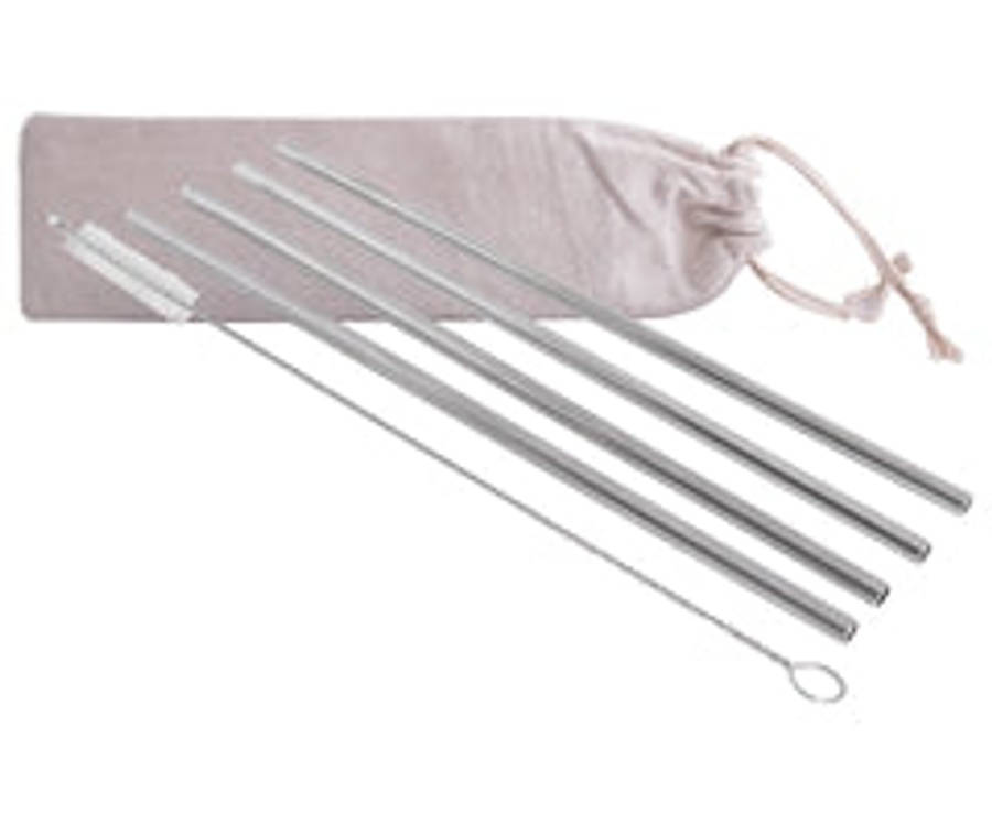 5-Piece SS Straws & Pipe Cleaner
