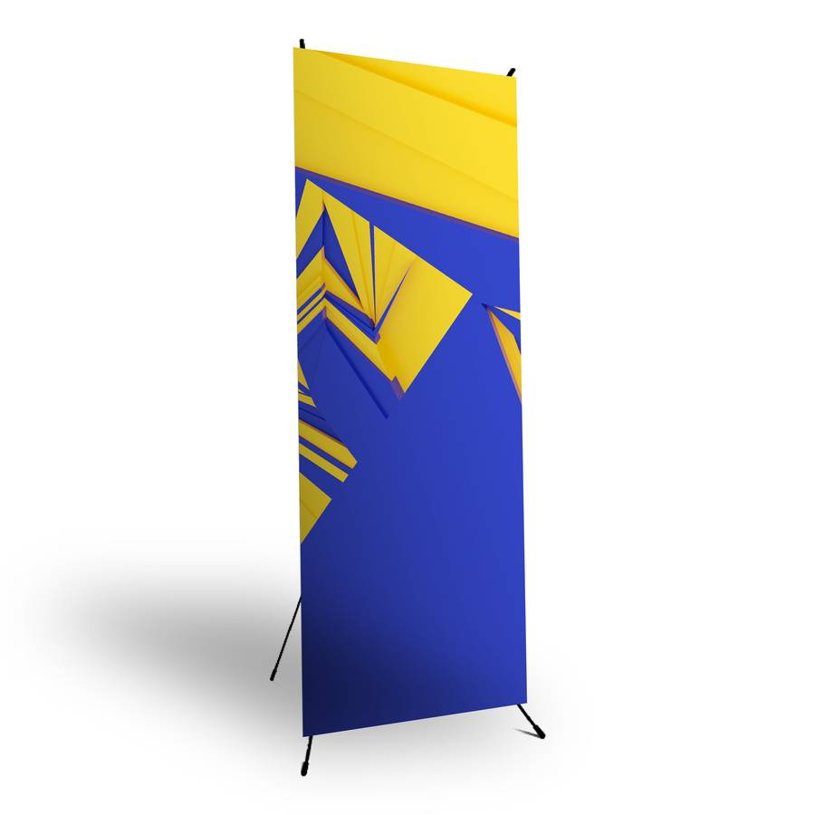 X-Frame Banner 0.6 x 1.6m, PVC, Print Only.