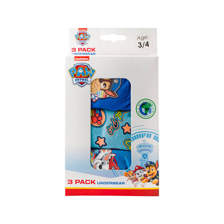 Paw Patrol Boys 3Pk Underwear Set - 6 - 7 Years