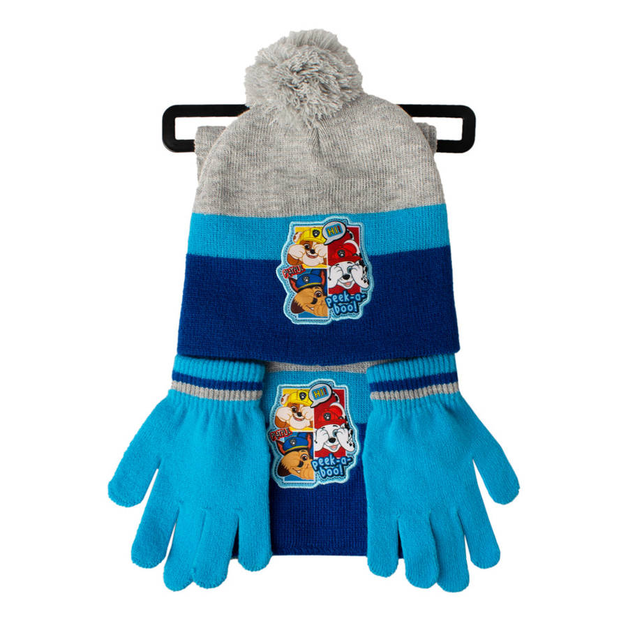 3 Piece Knitted Set Paw Patrol Boys