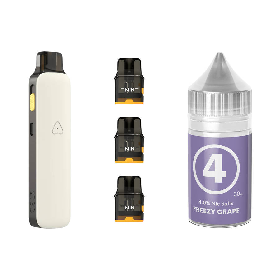 Airscream Pro II Device, Refillable Pods and E-Liquid Bundle