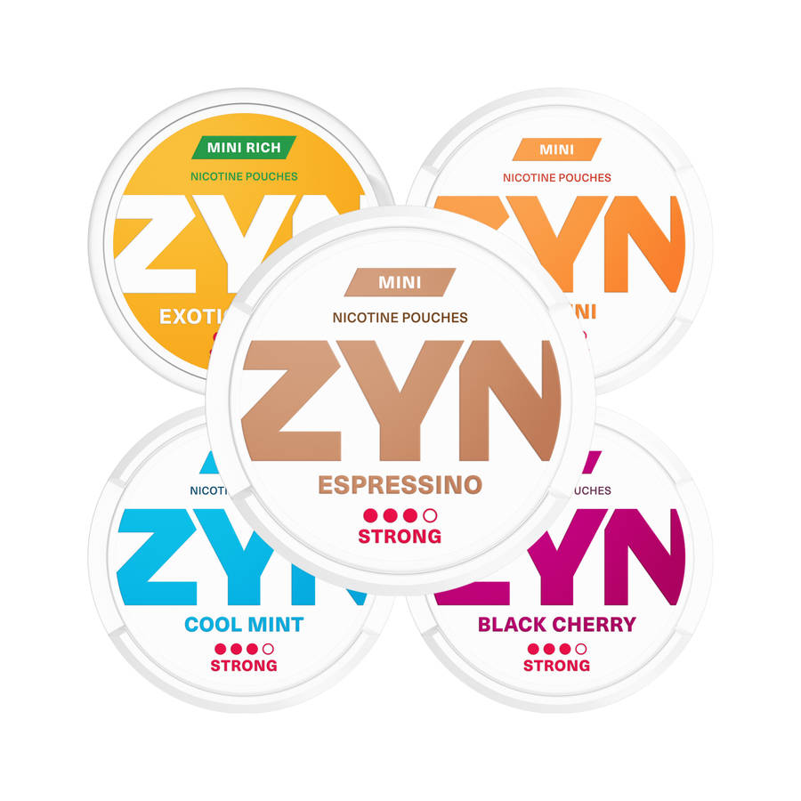 5-Pack ZYN Mini Strong Nicotine Pouches - 6mg