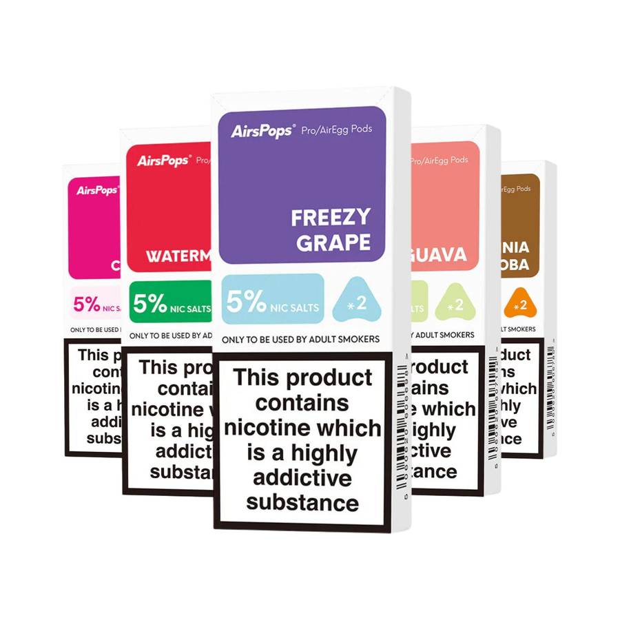 Airscream Pro II / Pro LITE Prefilled Disposable Pods 2-Pack - 5%