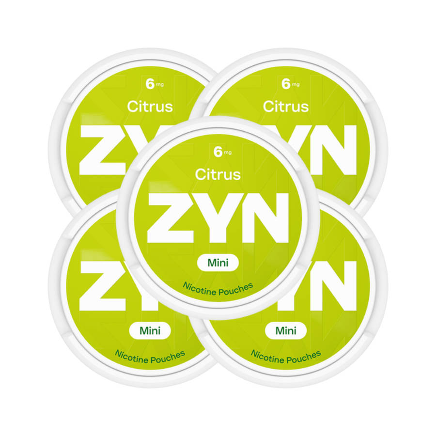 5-Pack ZYN Mini Strong Nicotine Pouches - 6mg