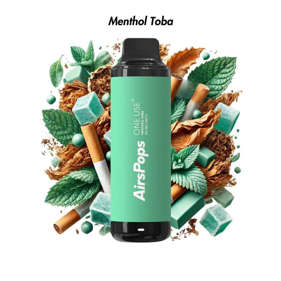 Airscream AirsPops Rechargeable ONE USE 12ml Disposable Vape - 5%