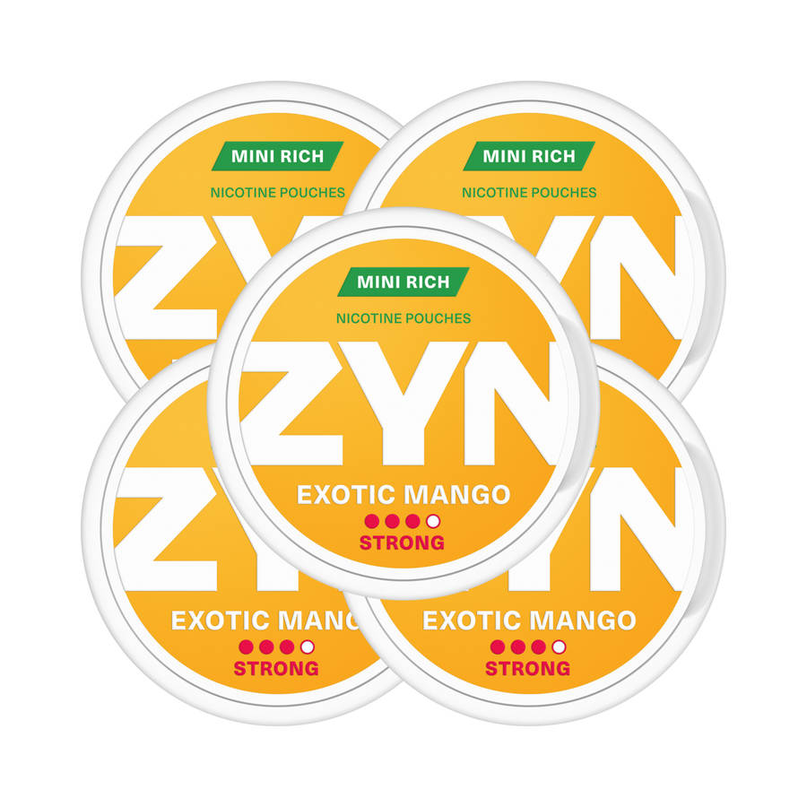 5-Pack ZYN Mini Strong Nicotine Pouches - 6mg