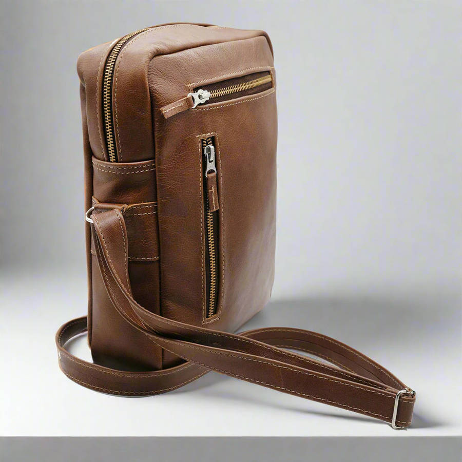 Traveller Leather Sling Bag