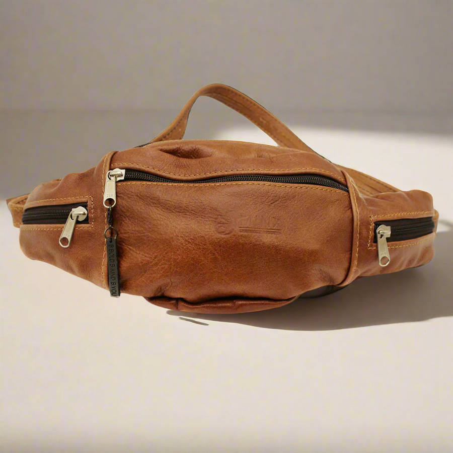 Leather Moon Bag