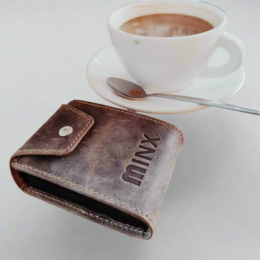 Concertina Leather  Card Holder