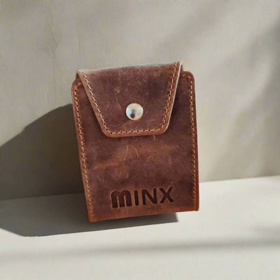 Concertina Leather  Card Holder