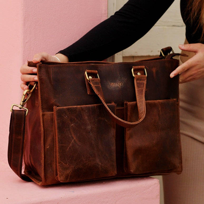 Promenade Leather Laptop Bag