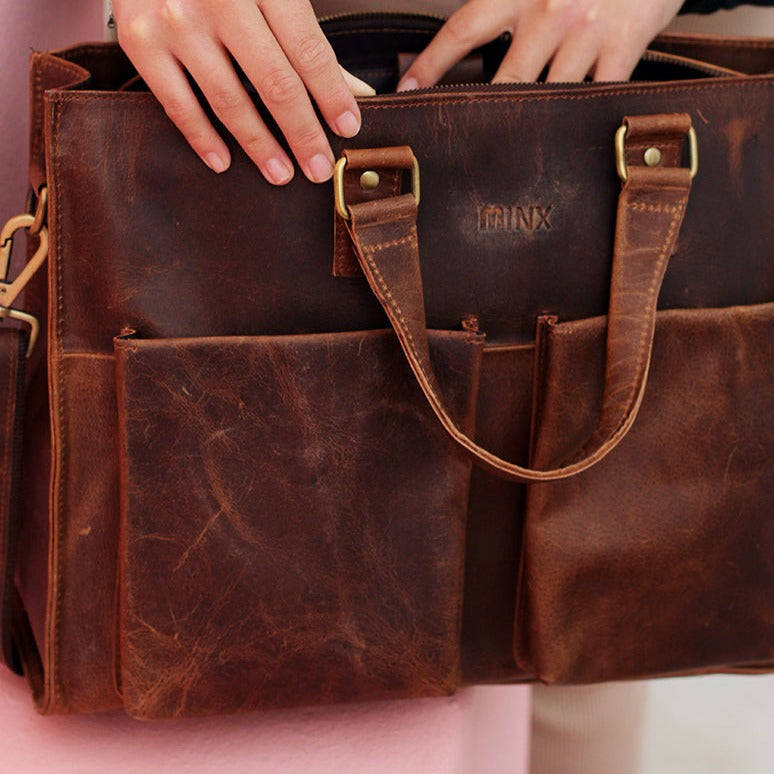 Promenade Leather Laptop Bag