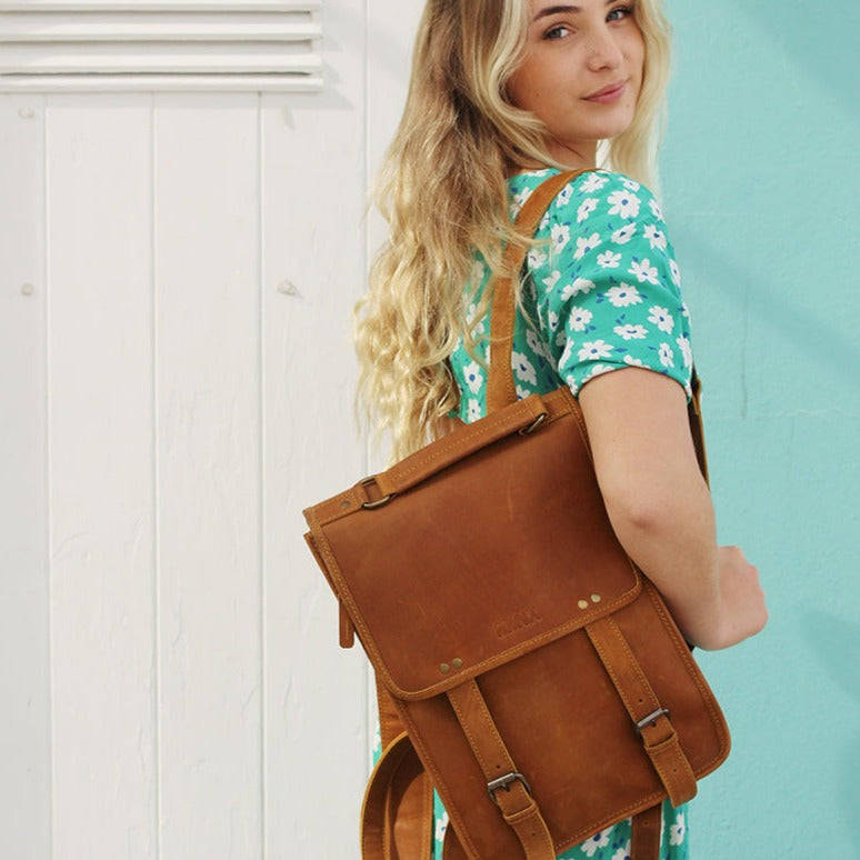 Tiffany XL Leather Backpack