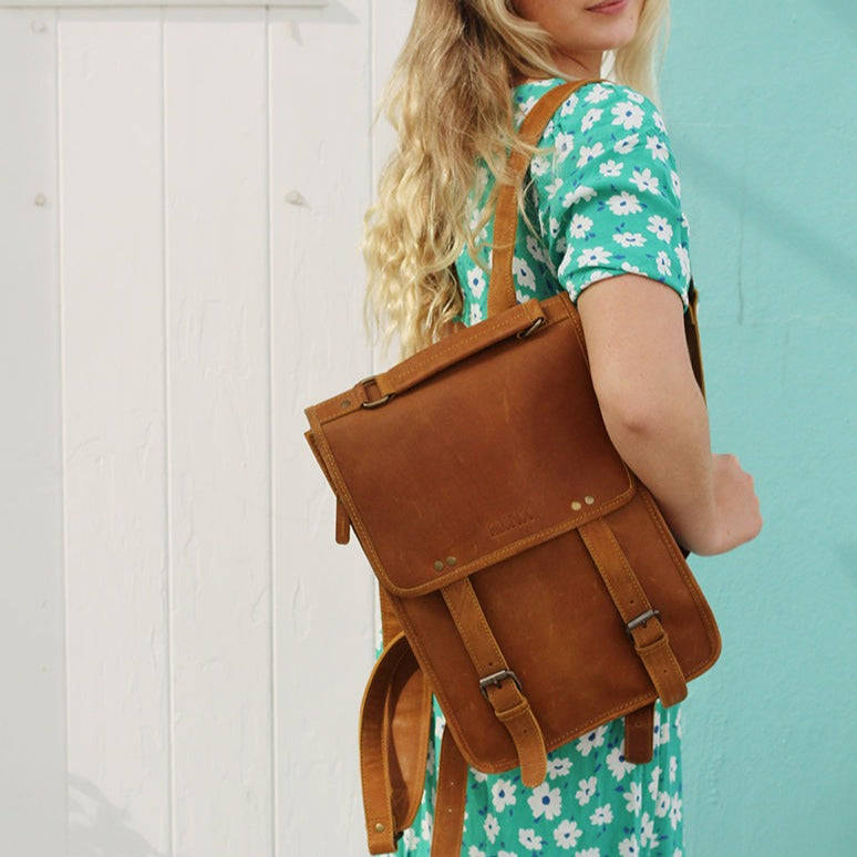 Tiffany XL Leather Backpack