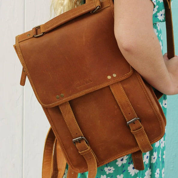 Tiffany XL Leather Backpack