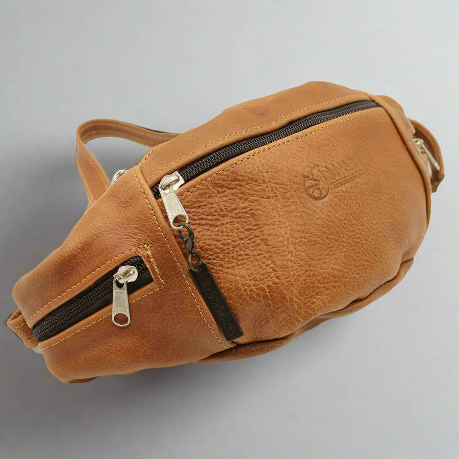 Leather Moon Bag