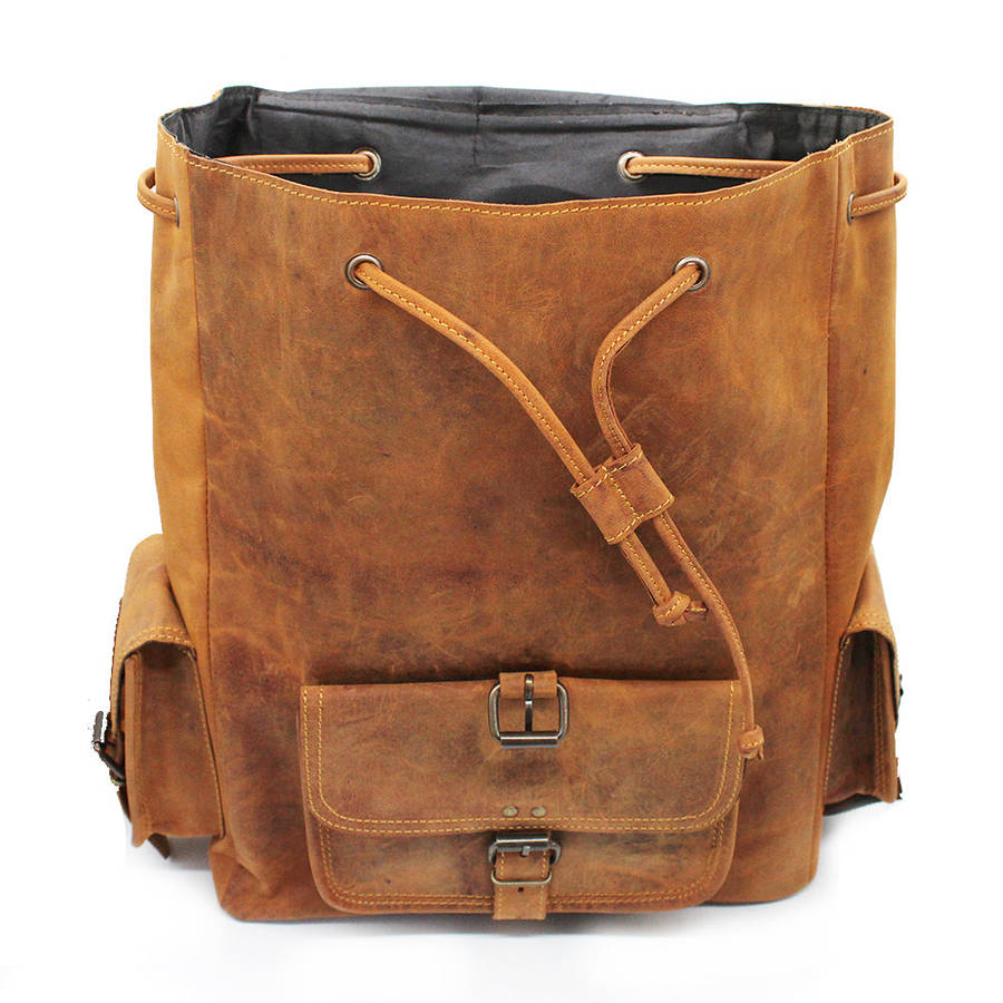 No1 Rugsak Leather Backpack