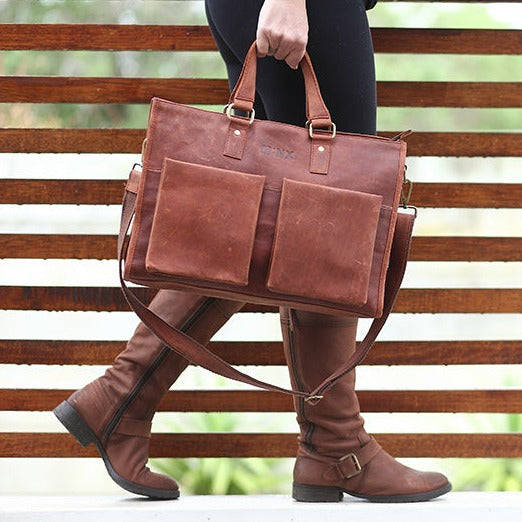 Promenade Leather Laptop Bag