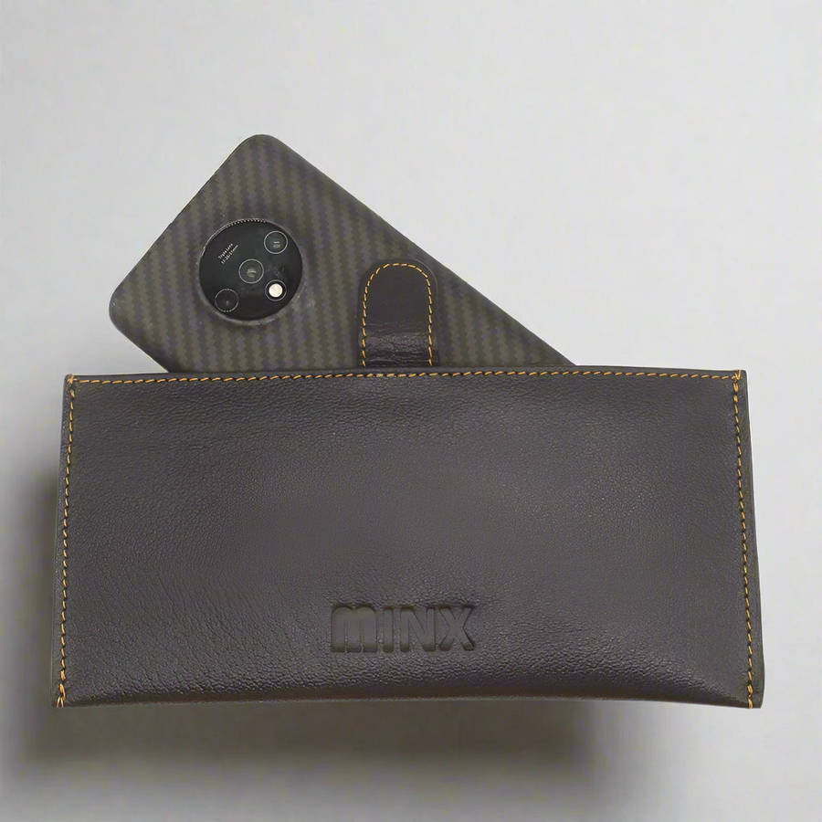 Sleek Black Leather Ladies Wallet