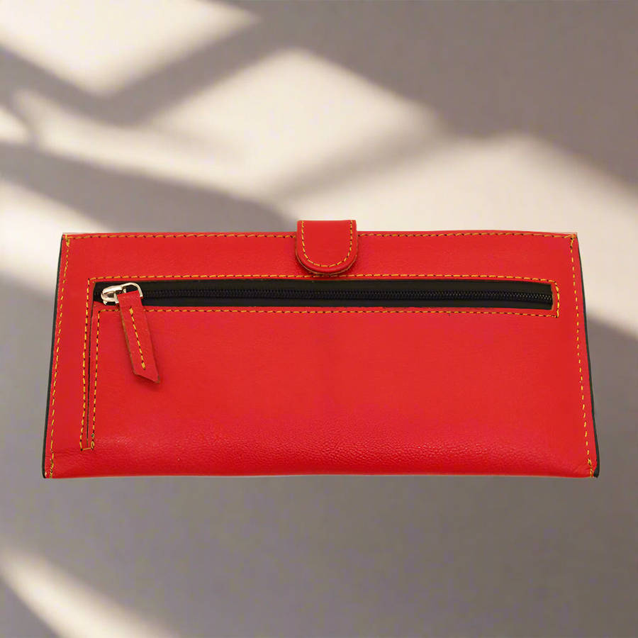Ruby Leather Handbag