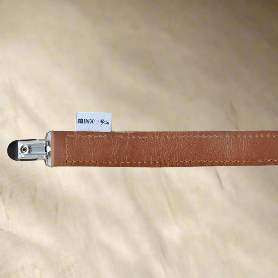 Baby Leather Dummy Clip