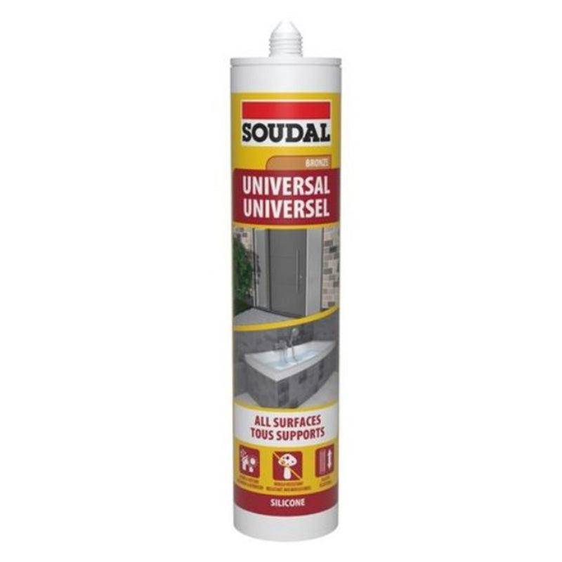 SOUDAL Universal Silicone Sealant Bronze 270ML