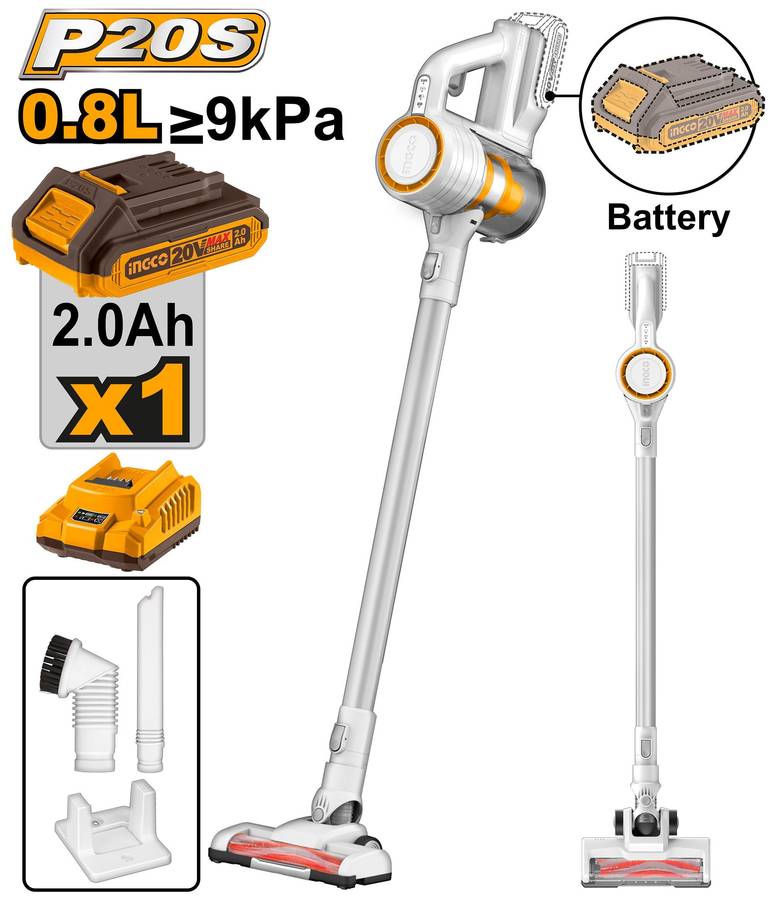 Ingco 20V Lithium-Ion Vacuum Cleaner
