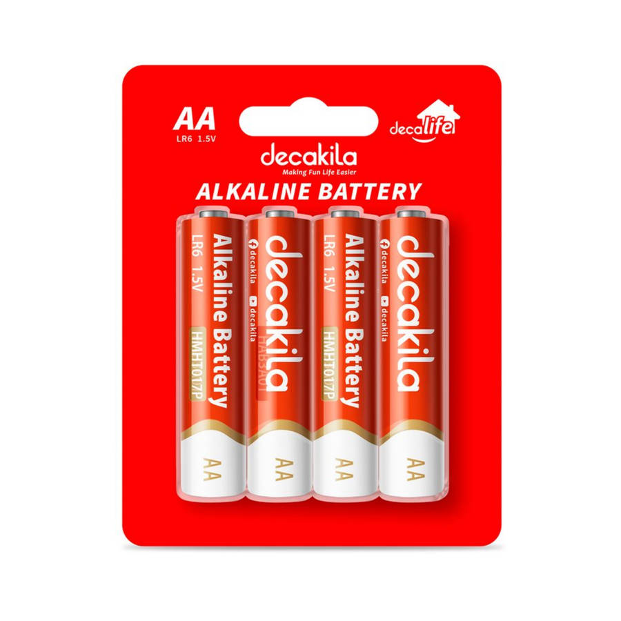 Special - Decakila AA Alkaline Batteries LR6 - Pack of 4