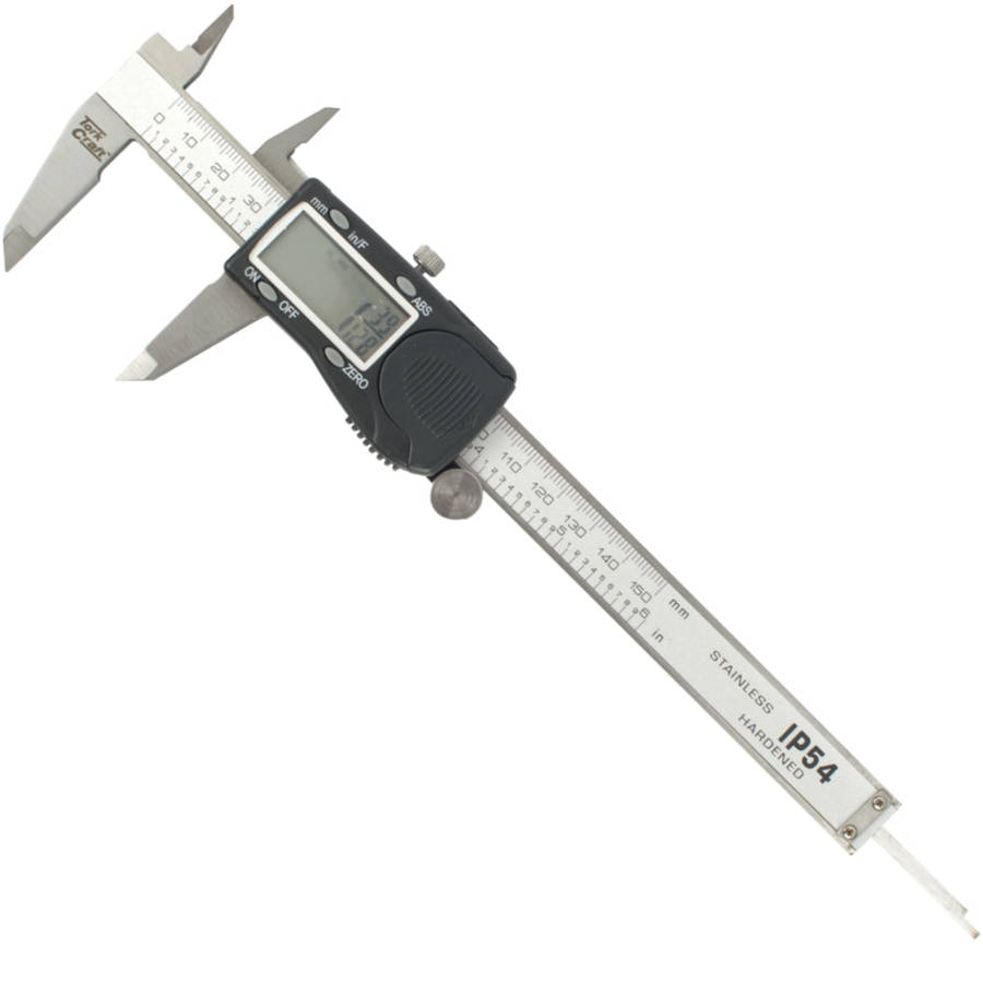 Tork Craft Vernier Digital 150Mm S/Steel 0.01Mm Acc. Abs Func. Ip54 Metric / Inch -