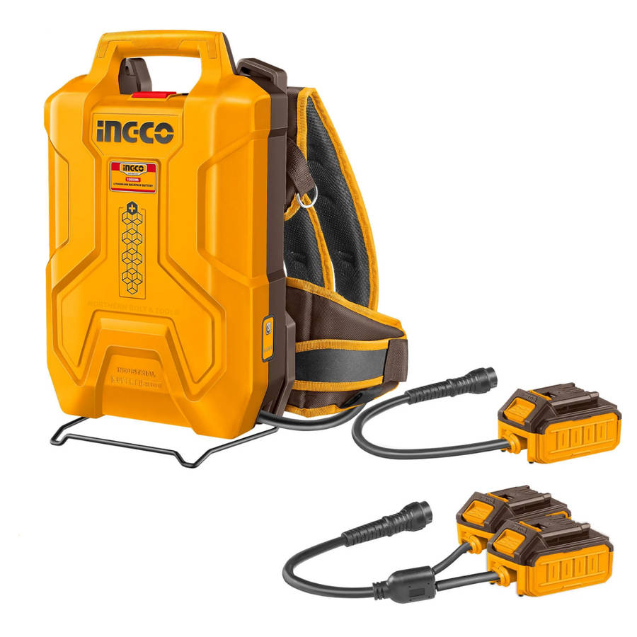 Ingco 60Ah Lithium-Ion Battery Backpack