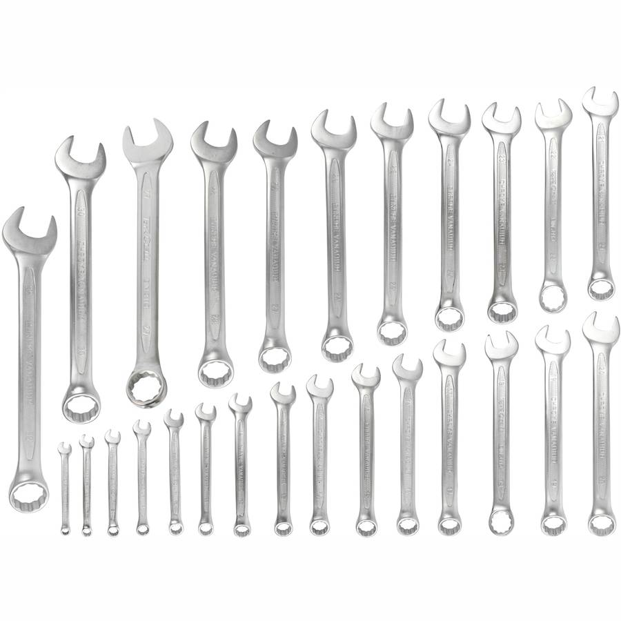 Tork Craft 26Pcs Combination Spanner Set 6-32Mm Deep Offset Jumbo Rack -