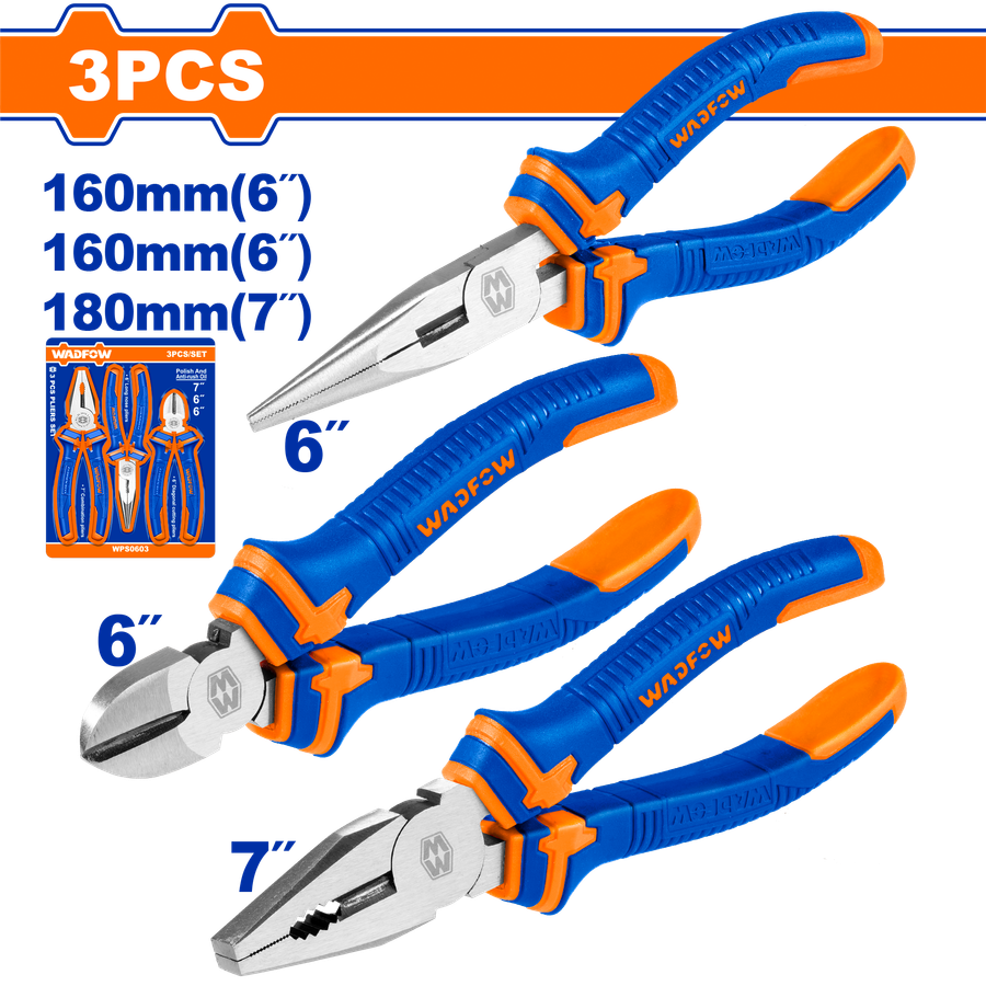 Wadfow Pliers set 3 Piece
