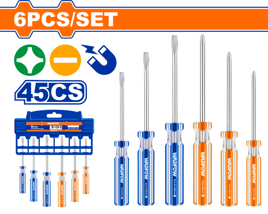 Wadfow Screwdriver set 6 Piece