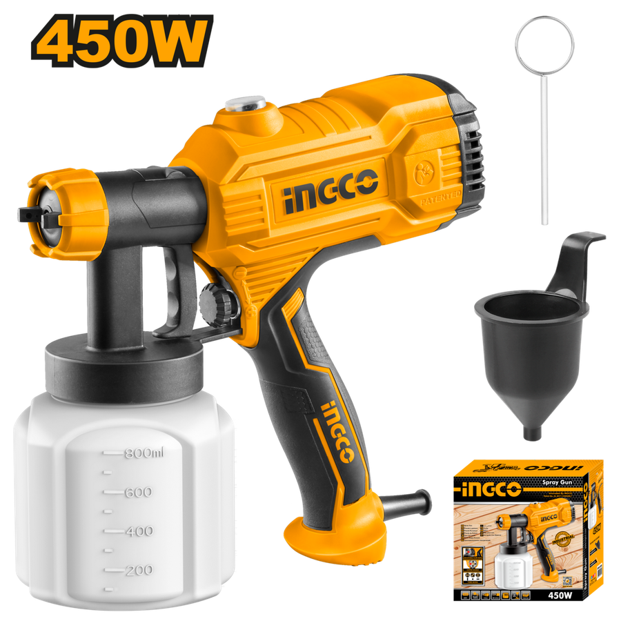 Ingco Spray Gun 450w - Corded