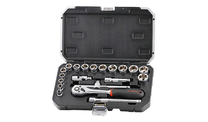 Fixman Socket Drive Set 20 Pc X 3/8' -
