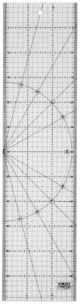 Olfa Metric Quilt Ruler 15Cm X 60Cm - Metric Grid DEFAULT TITLE
