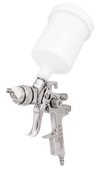 Aircraft Spray Gun Hvlp Gravity 1.4Mm S/S Nozzle & Needle With Plastic Cup -