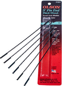 Tork Craft Scroll Saw Bl.7Tpi W/Pins 6/Pack -