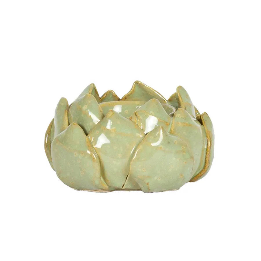 Ceramic Artichoke - Tealight Candle Holder