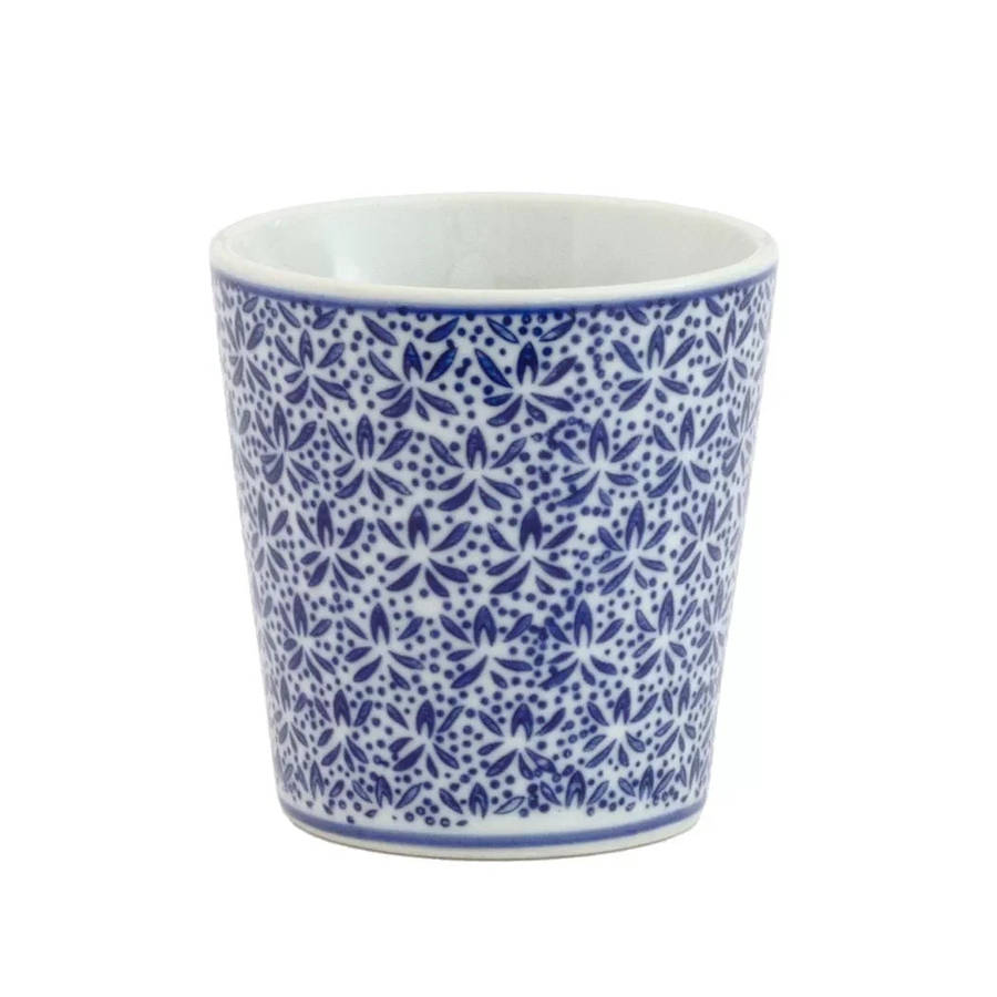 Ceramic Tumbler - Fields Blue & White