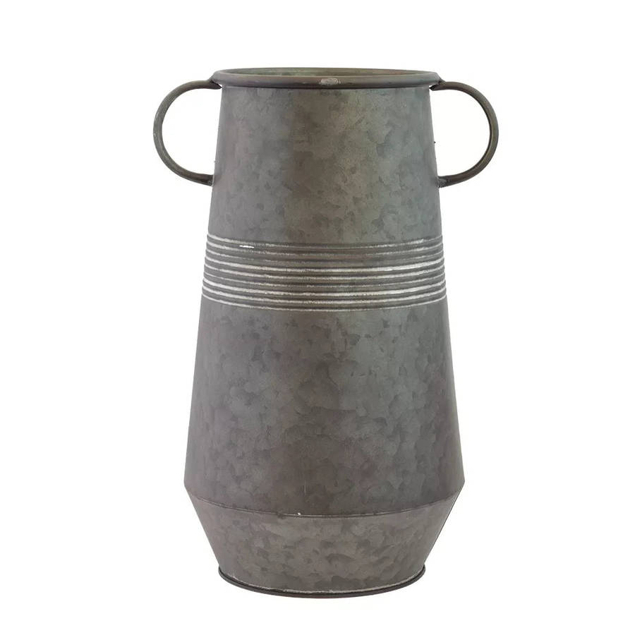 Metal Vase - Dual Handles 35cm