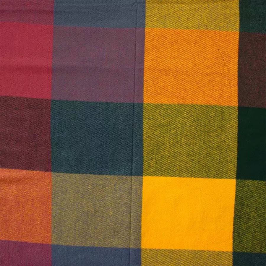 Scarf - Check Warm Colours