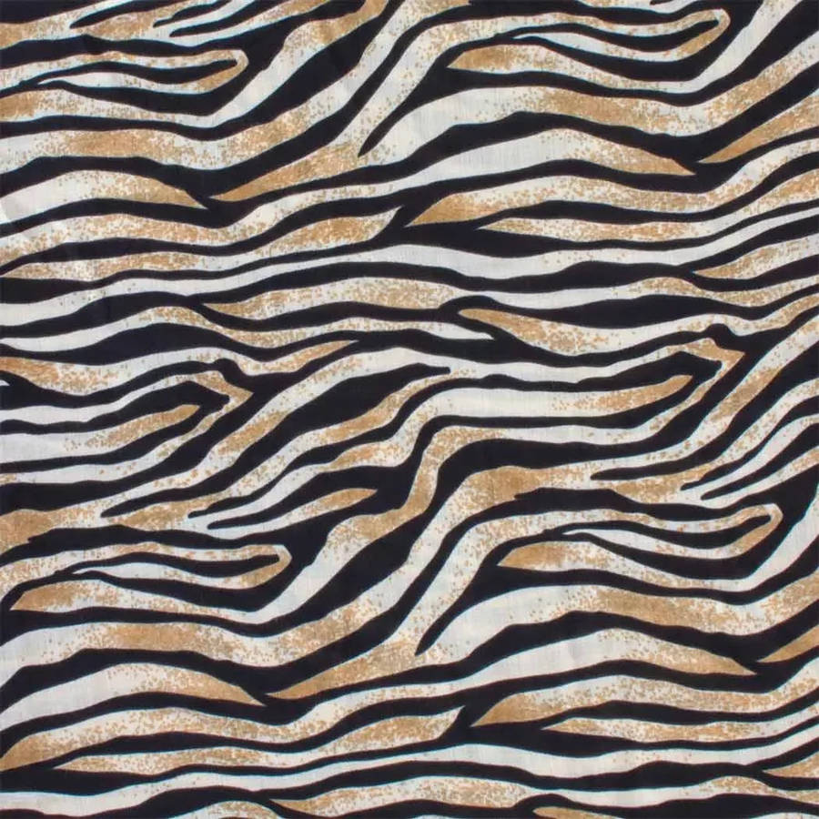 Scarf - Striped Black Edges