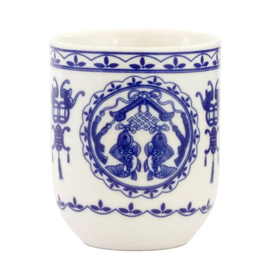 Teacup - Blue Koi